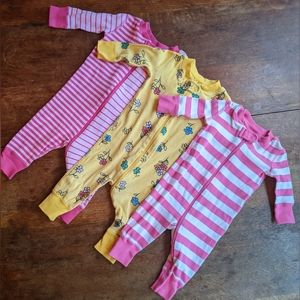Hanna Andersson 3-6 month PJs Bundle of 3